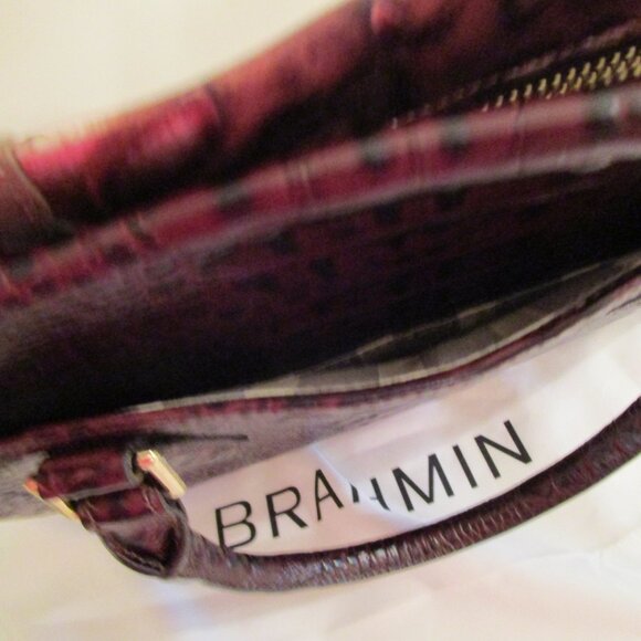 Brahmin  Priscilla  Red Verona Satchel - Picture 3 of 11